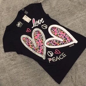 Justice- girls follow your dreams graphic t shirt